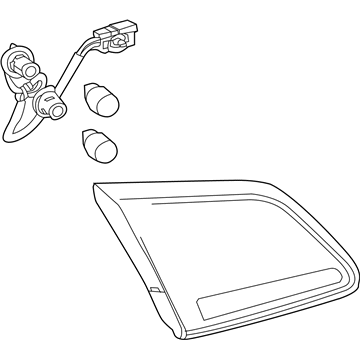 GM 92270556 Back Up Lamp Assembly