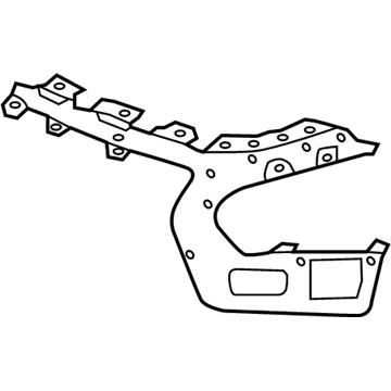 Infiniti 62059-3JA0A Frame-Front Bumper, LH