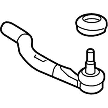 Acura 53560-TR0-A02 End, Driver Side Tie Rod