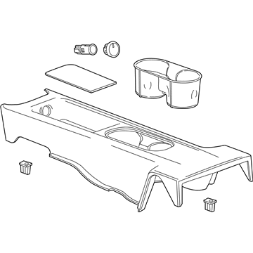 GM 22790295 Rear Console