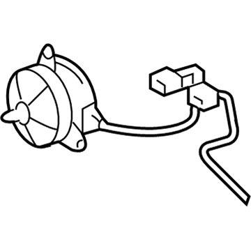 Lexus 16363-38010 Motor, Cooling Fan