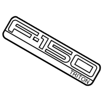 Ford 5L3Z-16720-C Nameplate