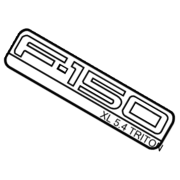 Ford 5L3Z-16720-B Nameplate