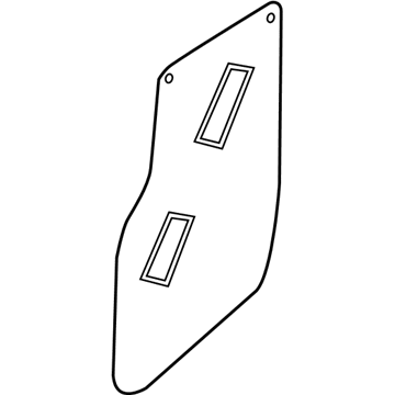 Kia 83392A9000 Seal-Rear Door Trim RH