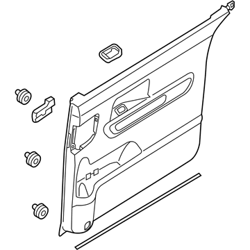 Kia 83305A9000BFP Panel Assembly-Rear Door