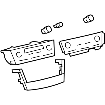 Toyota 55900-06290 Dash Control Unit