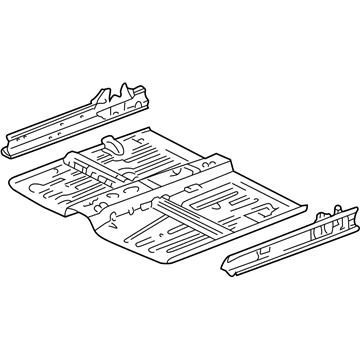 Acura 65100-ST8-A11ZZ Floor, Front