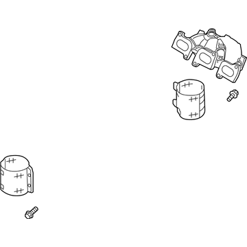 Ford FB5Z-5G232-B Manifold With Converter