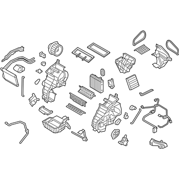 Kia 971002K001 Heater Complete