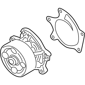 Nissan 21010-BV80A Pump Assy-Water