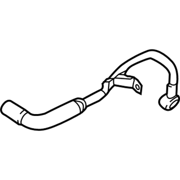 BMW 11-53-7-615-492 Cooling System Turbocharger Return Hose
