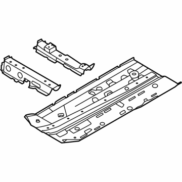 Nissan G4320-6LBMA Floor-Front, RH