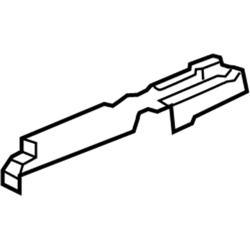 Acura 81279-SJA-A01ZA Cover, Passenger Side Rail (Upper) (Inner) (Gray)