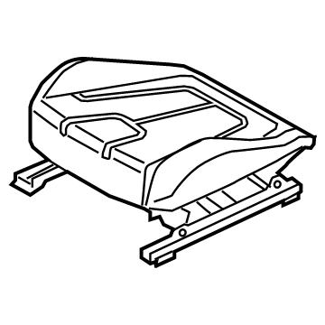 Hyundai 88201-J3810-PMH Cushion Assembly-FR Seat, RH