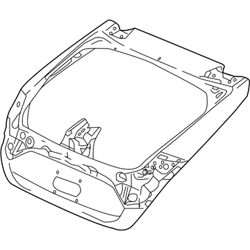 Honda 68100-TGH-A00ZZ Tailgate Comp