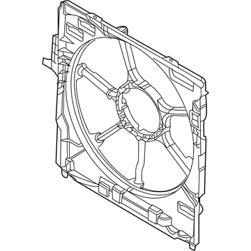 BMW 17-42-8-618-245 Fan Shroud