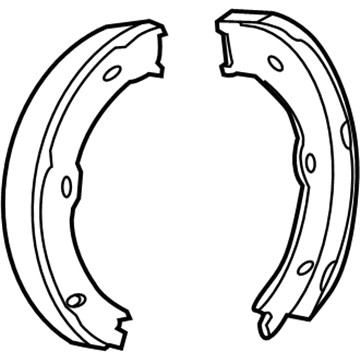 Mopar 68026168AA Parking Brake Shoe