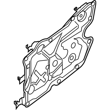 Nissan 80774-JB100 Base-Front Door Module, RH