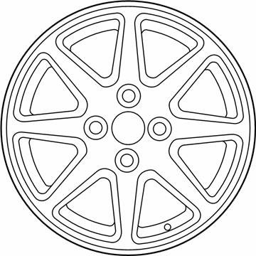 Toyota 42611-47030 Wheel, Alloy