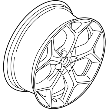 BMW 36-11-6-856-070 Disc Wheel, Light Alloy, Orbitgrey