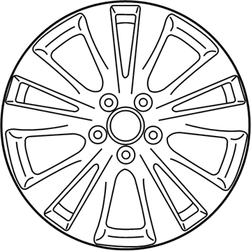 Infiniti D0C00-3ZF4A Aluminum Wheel