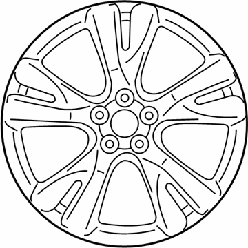 Infiniti D0C00-1MU4A Aluminum Wheel