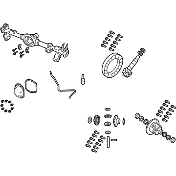 Mopar 68461677AC Axle-Rear Complete