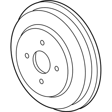 GM 25806004 Drum-Rear Brake