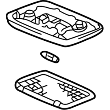 Honda 34250-SV1-A12ZF Light Assembly, Interior (Pale Quartz)