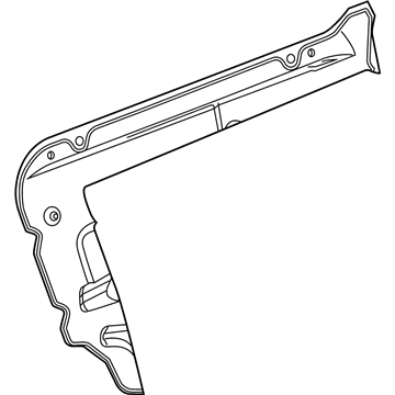 GM 92281643 Water Deflector