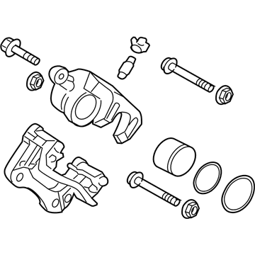 Hyundai 58310-3VA50 Brake Assembly-Rear, LH