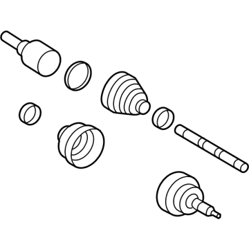 Ford ML3Z-3A428-A SHAFT - FRONT AXLE