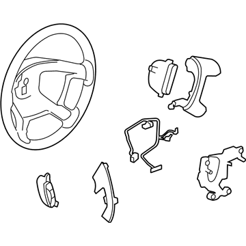 GM 25807088 Steering Wheel