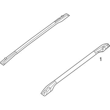 Nissan 73154-ZQ00A Rail Assy-Side