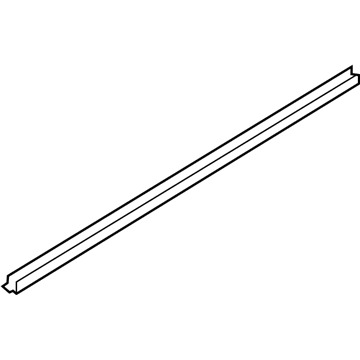 Hyundai 83241-0U000-4X Weatherstrip-Rear Door Belt Inside RH