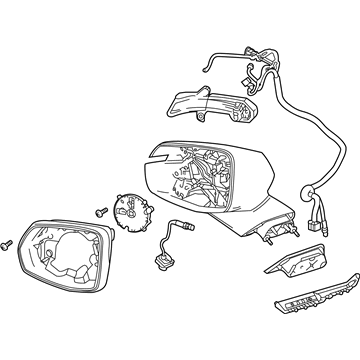 GM 84743870 Mirror Assembly