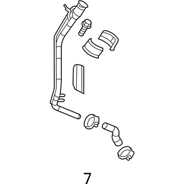 GM 13351225 Filler Pipe