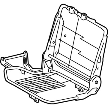 Toyota 71710-35011 Seat Back Frame