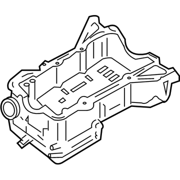 Infiniti 11110-CD000 Oil Pan Assembly