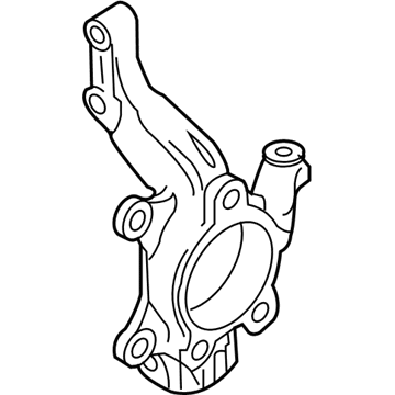 Nissan 40015-ED000 Spindle-KNUCKLE, LH