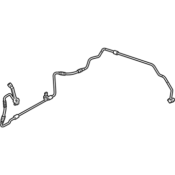 BMW 64-53-9-151-734 Pressure Hose, Condenser, Evaporator