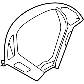 Infiniti 48463-JK06A Lid-Steering Wheel, RH