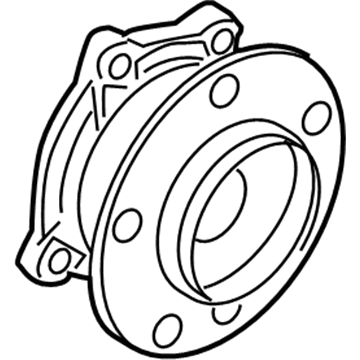 BMW 31-22-7-850-161 Wheel Hub With Bearing, Front