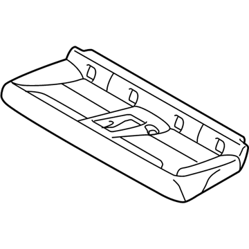 BMW 52-20-7-304-339 Foam Part, Seat, Rear