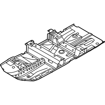 Nissan G4320-6RAMA Floor-Front, RH