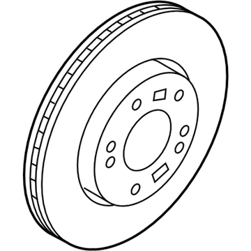 Hyundai 51712-C2000 Disc-Front Wheel Brake