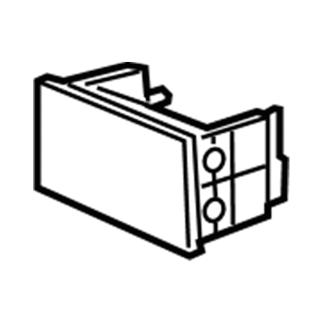 Nissan 68470-EM00A Mask Radio BRN