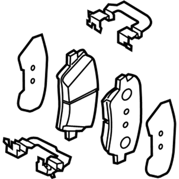 Kia 58101G2A00 Pad Kit-Front Disc Brake