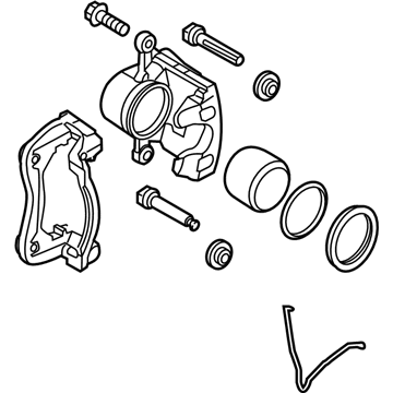 Kia 58190G2A00 Caliper Kit-Front Brake