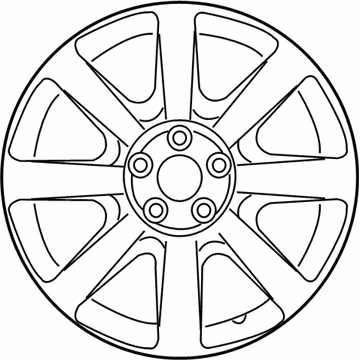 Infiniti D0300-CL72J Aluminum Wheel